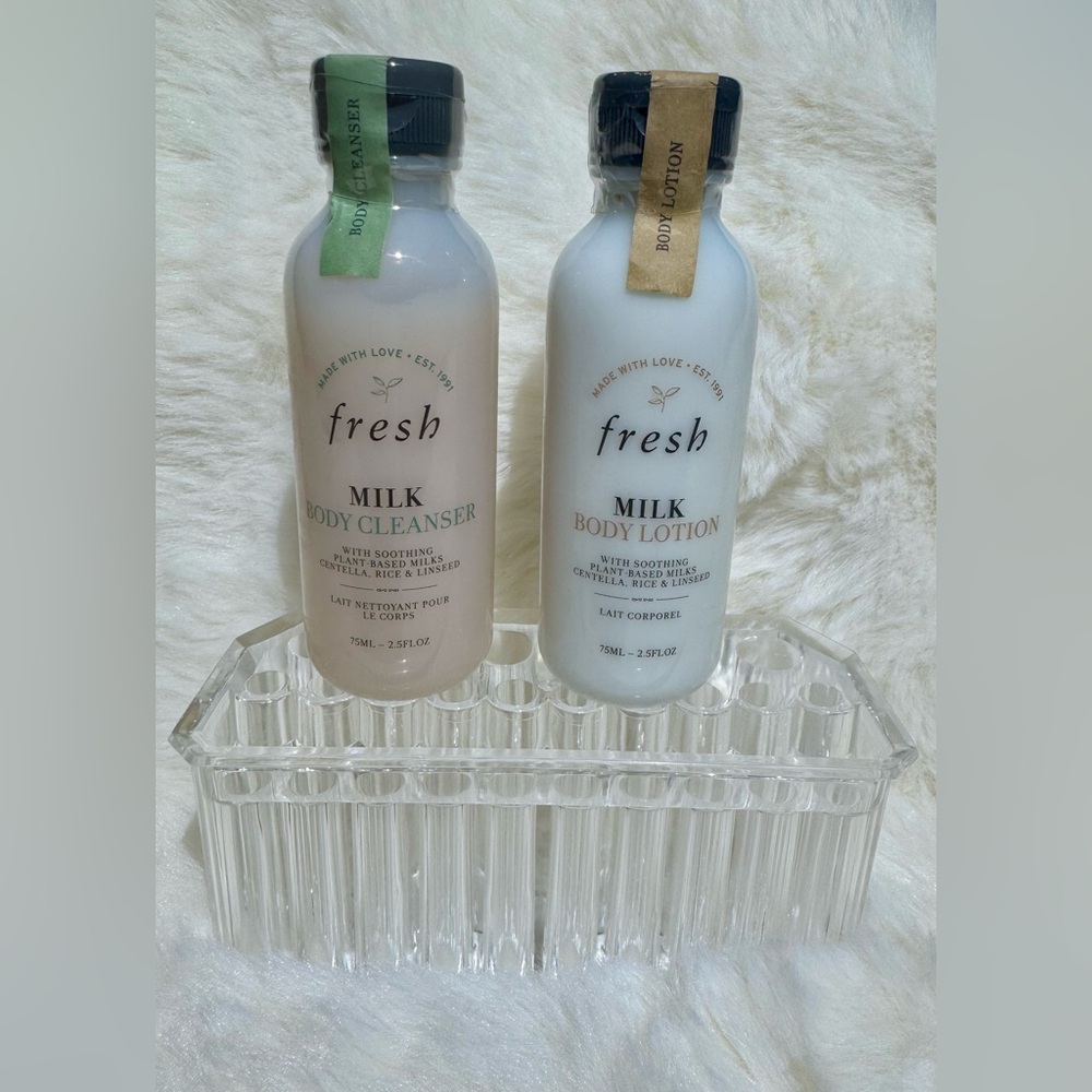 Fresh Milk Body Cleanser & Body Lotion- 75ML EACH-NEW, FACTORY SEALED!!
